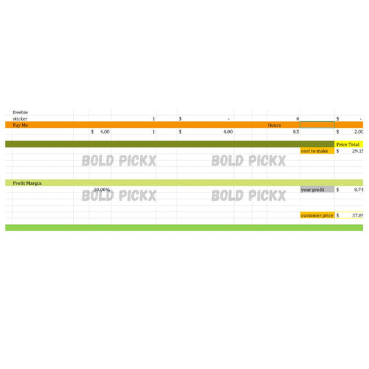 Product Pricing Calculator (Doc Sheets)